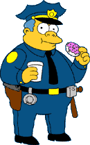 You're under arrest, just let me finish my donut